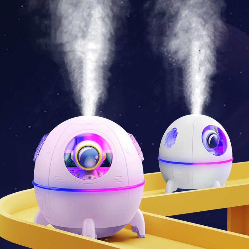 Humidificador de cápsula espacial con difusor LED