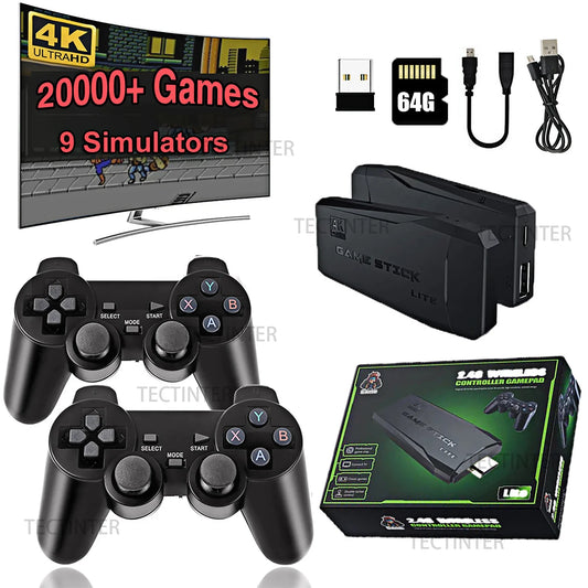 Consola de videojuegos M8 4K HD con 20000 juegos integrados