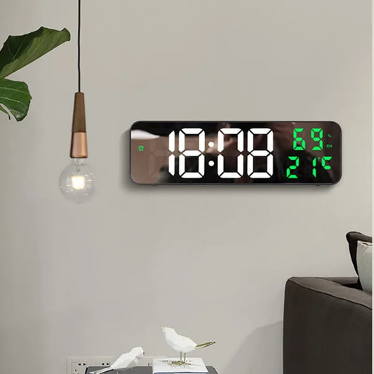 Reloj de pared digital de 9 pulgadas